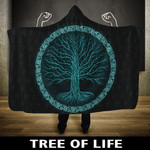 Viking Hooded Blanket - Viking Tree of Life PL089 - Amaze Style™-HOODED BLANKETS (P)