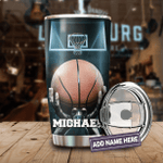 Premium Basketball Personalized Stainless Steel Tumbler