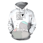 3D All Over Print Love Mother Elephant Shirt and short for man and women PL - Amaze Style™-Apparel