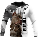 Pitbull dog 3D All Over Printed Unisex PL