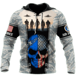 US Air Force skull 3d all over printed for man and women Pi270203 PL - Amaze Style™-Apparel