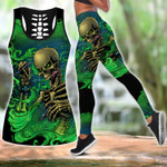 Skull get high tanktop & legging outfit for women QB06162002