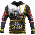 TRUCK DRIVER 3D ALL OVER PRINTED SHIRTS AND SHORT FOR MAN AND WOMEN PL12032004 - Amaze Style™-Apparel