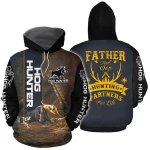 PL418 HOG HUNTER FATHER SON HUNTING PARNTERS 3D ALL OVER PRINTED SHIRTS - Amaze Style™-Apparel