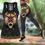 Love Skull vikking 3d all over printed tanktop & legging outfit for women