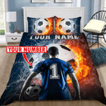 Soccer Love Custom Bedding Set with Your Name and Your Number DQB07102010