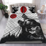 Wolf Wild vs Red Moon Quilt Bedding Set by SUN AM300503