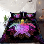 Turtle Mandala In Hawaiian Dream Bedding Set by SUN SU130605