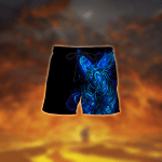 Royal Blue Phoenix Tattoo 3D All Over Printed Short by SUN AM250502 - Amaze Style™-Apparel