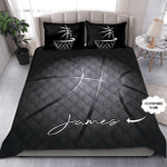 Basketball Love Custom Quilt Bedding Set with Your Name MH180620