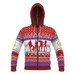 Guardians of the Christmas Galaxy Unisex Zipped Hoodie
