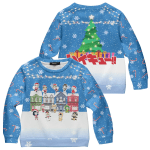 Fly High Christmas Kids Unisex Wool Sweater