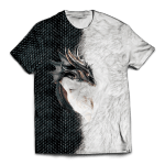 Dragon and Wolf Unisex T-Shirt