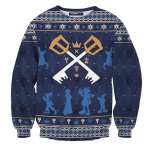 Kingdom Hearts Christmas Unisex Wool Sweater V2
