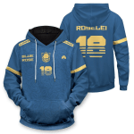 Personalized Blue Rose Uniform Unisex Pullover Hoodie