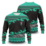 Tanjiro Christmas Unisex Wool Sweater