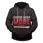 Super Hero Mode Unisex Pullover Hoodie