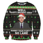 So Lame Party Unisex Wool Sweater