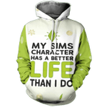 Sims Life Unisex Pullover Hoodie