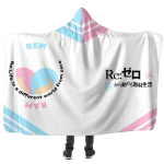 Re: Zero Rem Ram Hooded Blanket