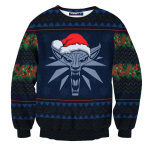 Witcher Geralt Christmas Unisex Wool Sweater