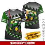  Customized name Proud To Be A Farmer Shirts .CXT