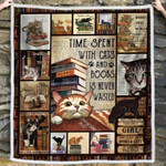  Cats And Books Blanket .CXT