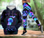 Just a Girl Who Loves Dogs Combo Hoodie and Legging