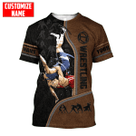  Customized Name Wrestling Shirts DA