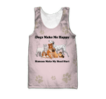  Dog Make Me Happy Unisex Shirts