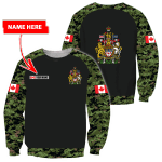  Personalized Name Canada Coat of Arms D All Sweater
