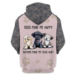  Dog Make Me Happy Unisex Shirts