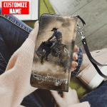  Rodeo Personalized Name Printed Leather Wallet MH