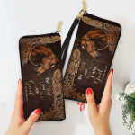  Be Still And Know That I Am God Horse Printed Leather Wallet HN