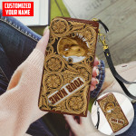  Customized Name Horse Printed Leather Wallet HN