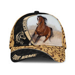  Personalized Name Chestnut Horse Printed Classic Cap