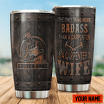  Personalized Name Carpenter Stainless Steel Tumbler Badass Than A Carpenter