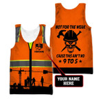  Premium Personalized Printed Construction Worker Not For The Weak Shirts
