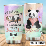  Customized Name Panda All Over Printed Steel Stainless Tumbler NH