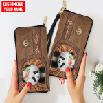  Customized Name Panda All Over Printed Leather Wallet PH