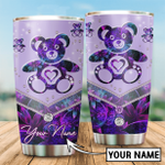  Customized Name Teddy Bear Steel Stainless Tumbler NH