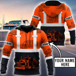  Premium Customized Name Unisex Shirt For Trucker