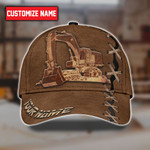  Excavator Heavy Equipment Custom Classic Cap