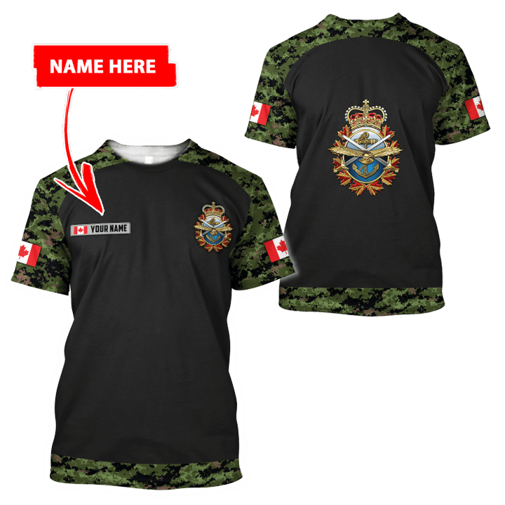  Personalized Name Canadian Armed Forces T-Shirts