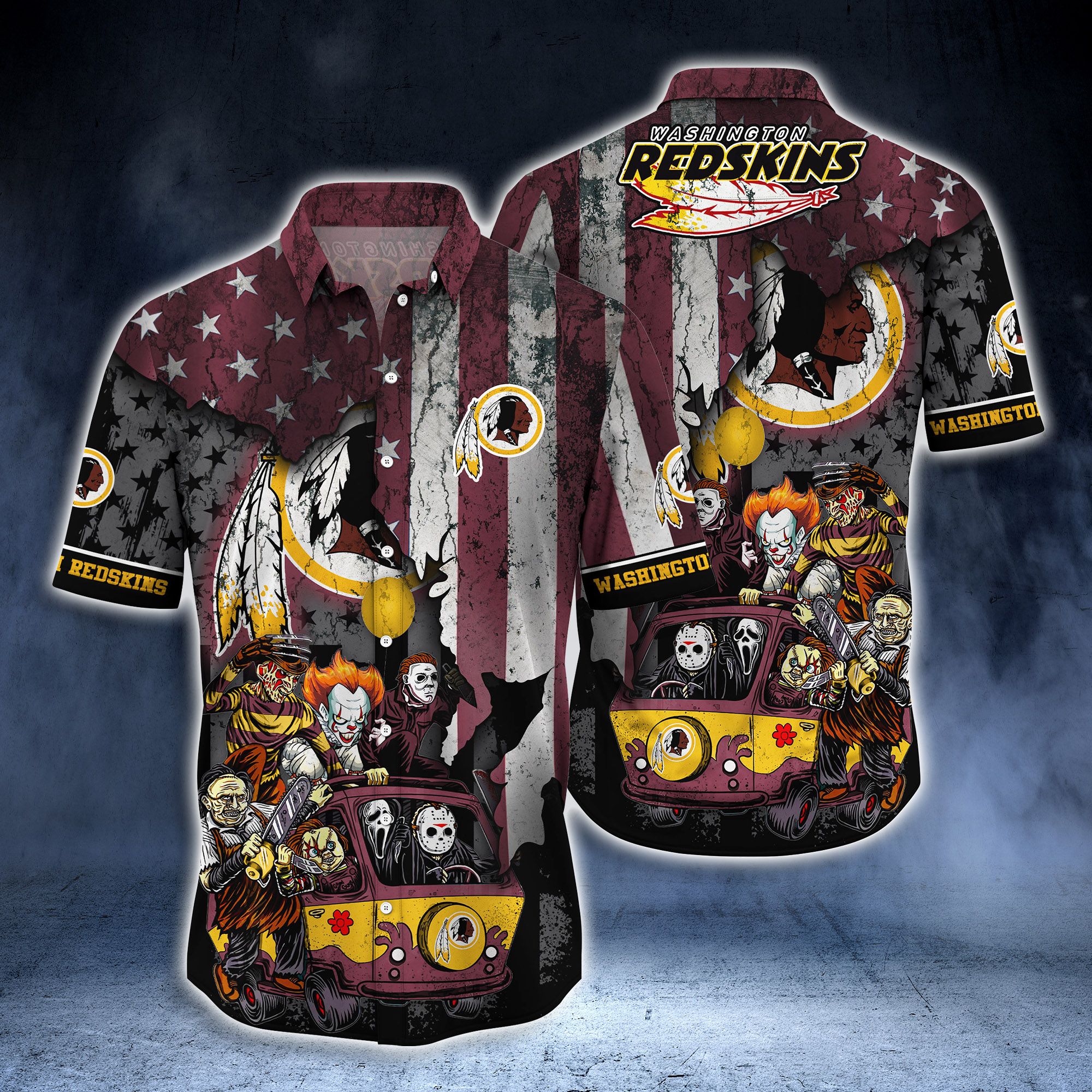 Middily– Washington Redskins -Hawaii Shirt Style Hot Trending – PT-1161