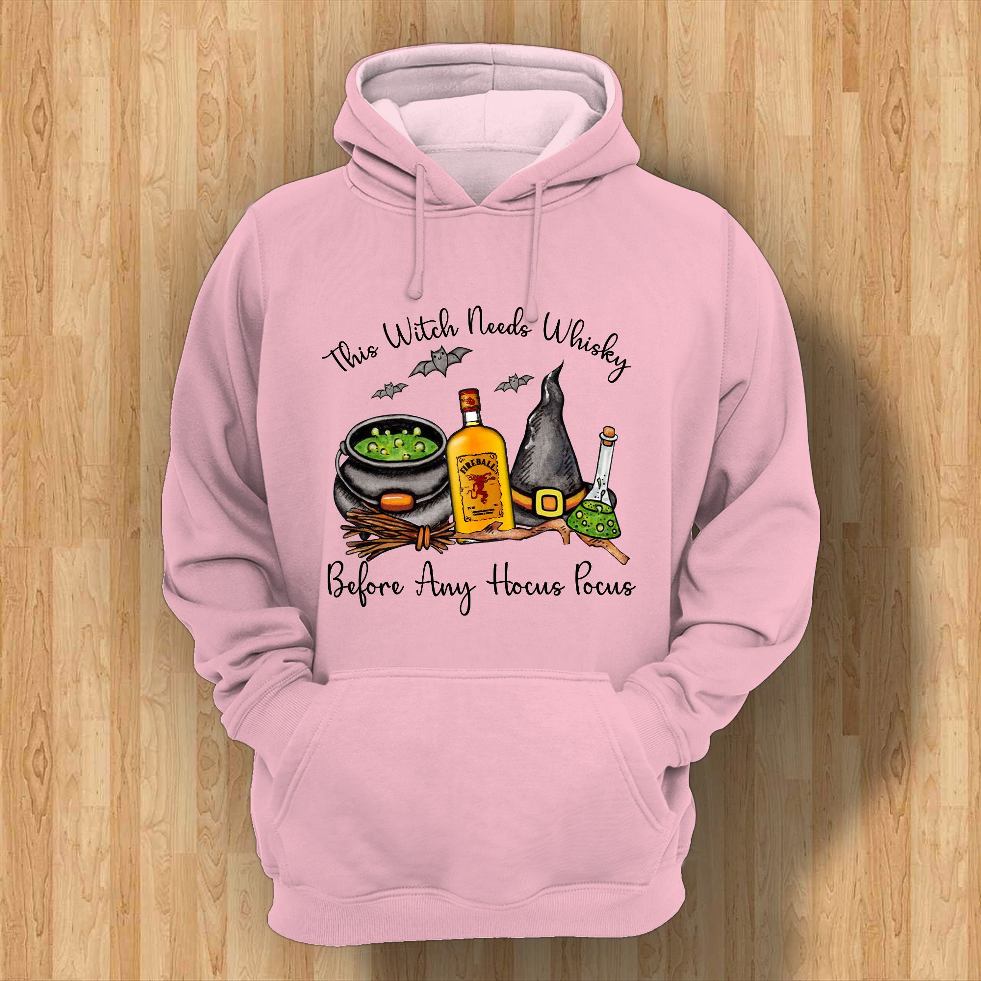 Middily- Fireball - This Witch Needs Before Any Hocus Pocus -3D Hoodie