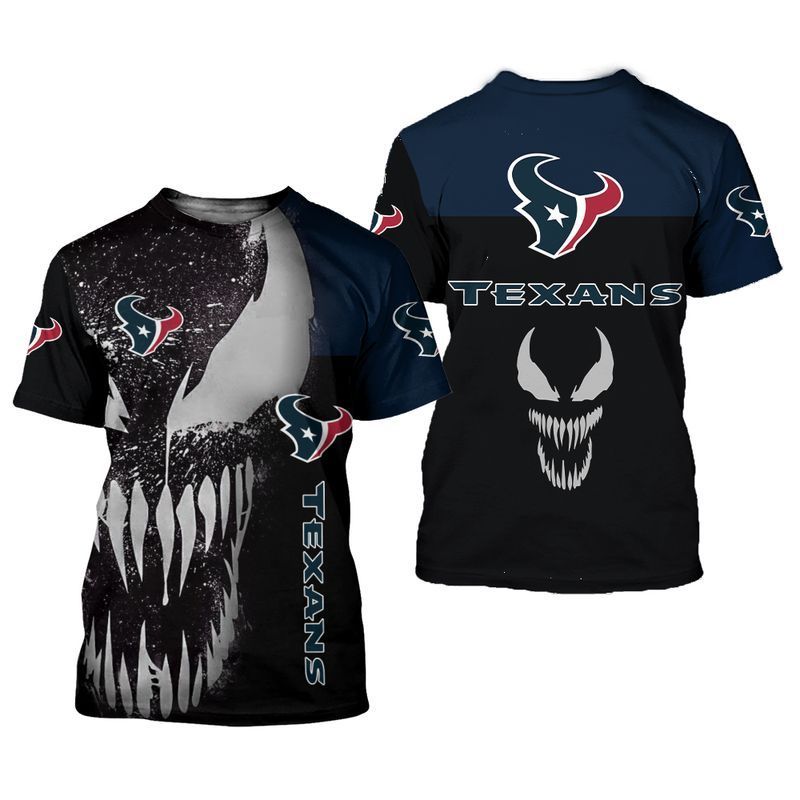 MiddilyHouston Texans Venom Limited Edition Hoodie Tshirt Unisex Sizes NLA000414