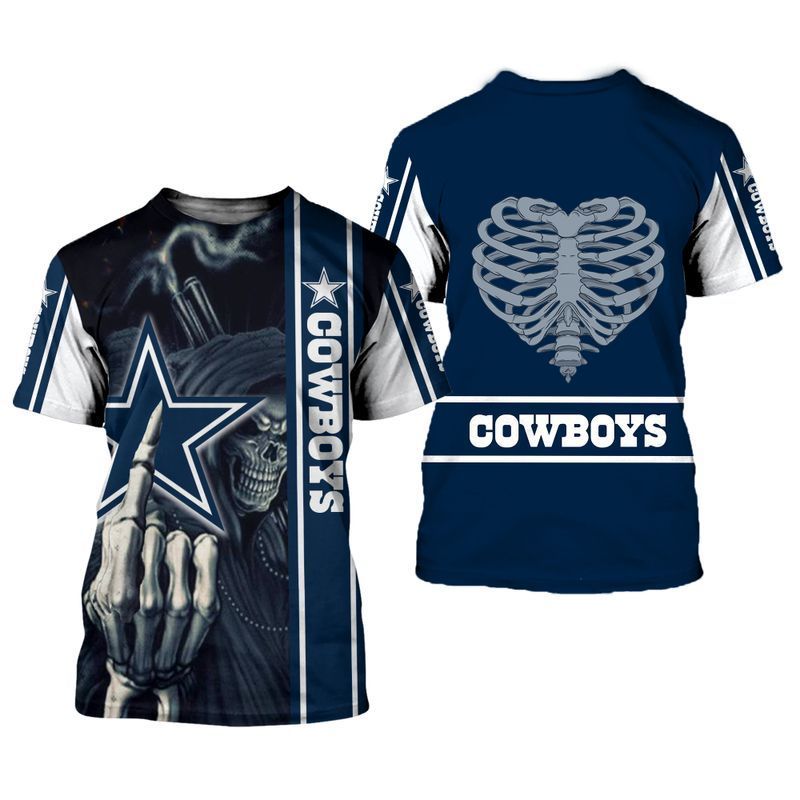 MiddilyDallas Cowboys Skull Limited Edition All Over Print Hoodie Sweatshirt Zip Hoodie T shirt Hawaii Shirt Unisex Size NLA001501