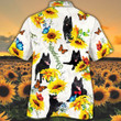 Schipperke Dog Lovers Sun Flower Hawaiian Shirt