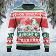 Bowling And Gnomes Lovers Gift Oh Bowly Night All Over Print Sweater